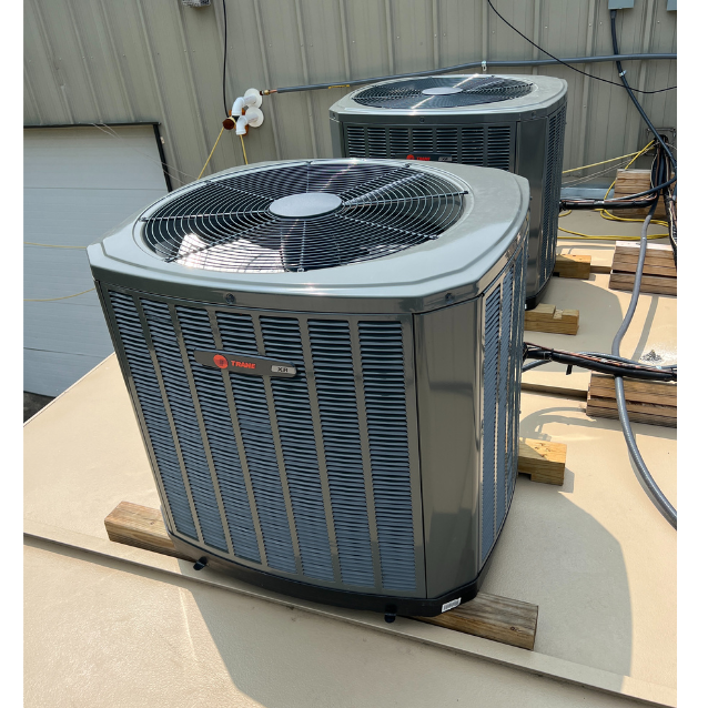 Two new Heat Pump on top of Pizza Hut 2023 